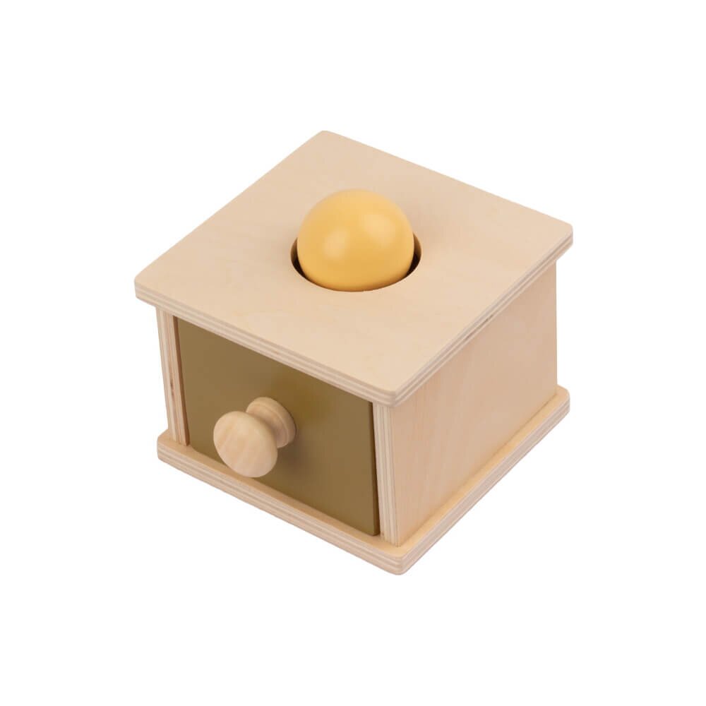 INSPIO Montessori doboz fiók golyóval