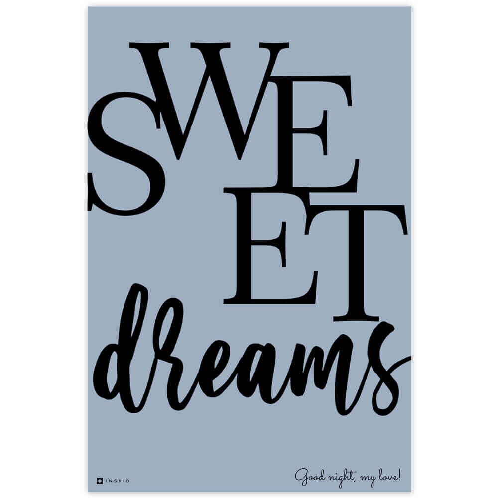 INSPIO SWEET DREAMS falikép hálószobába