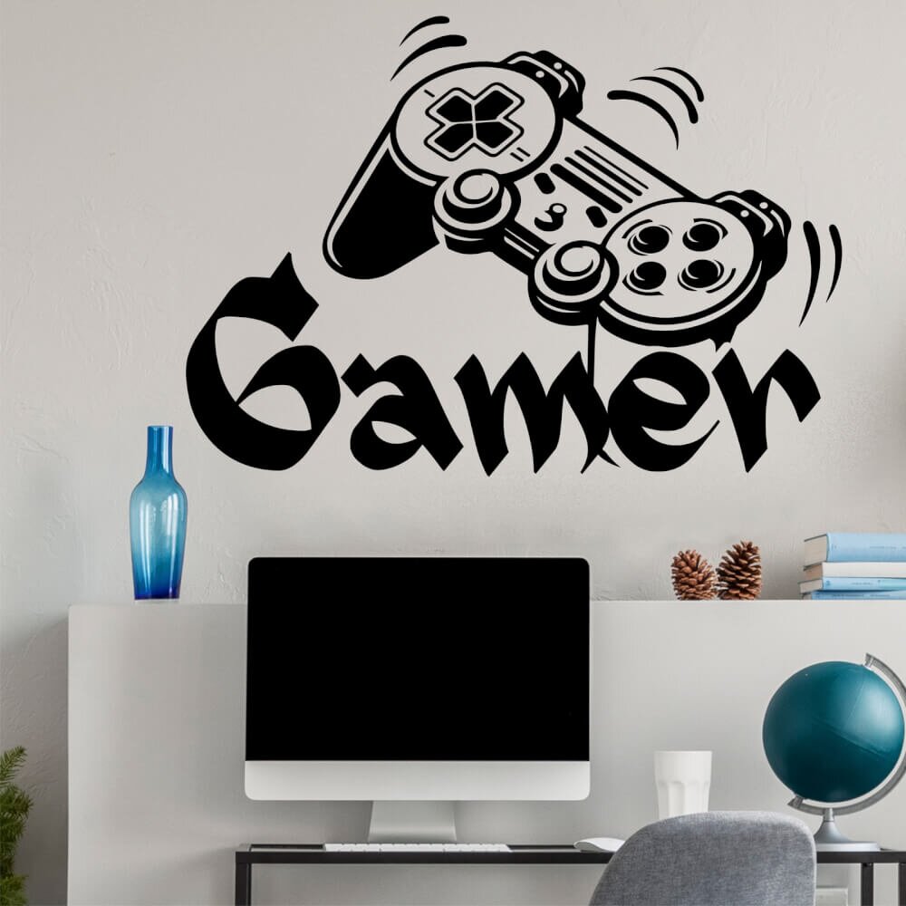 INSPIO Vinil matrica tinédzsereknek – GAMER kontrollerrel