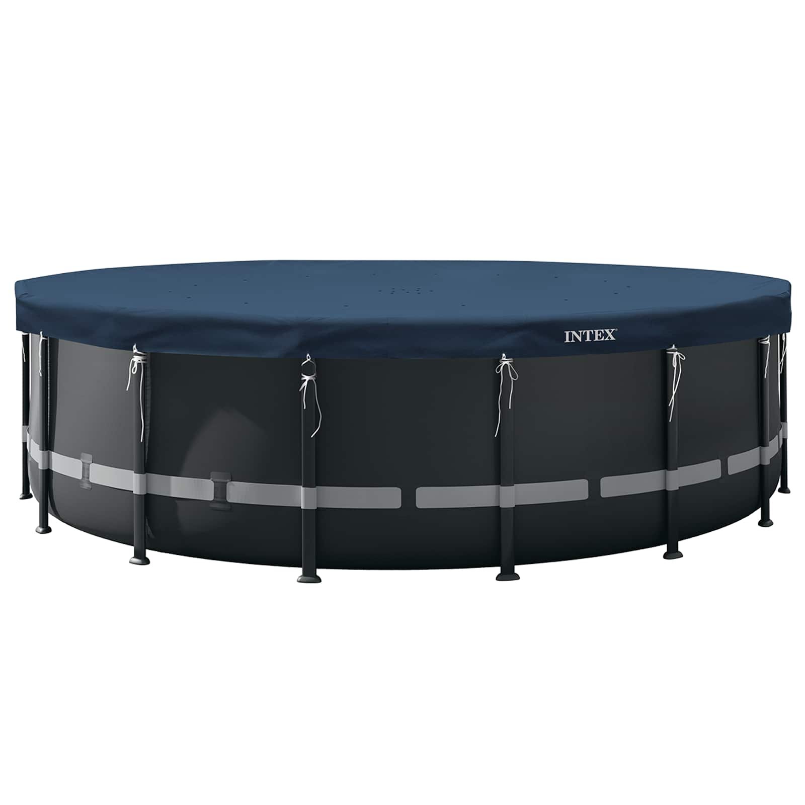 INTEX Medencefedél Ø594 x 20 cm Kerek PVC és PET