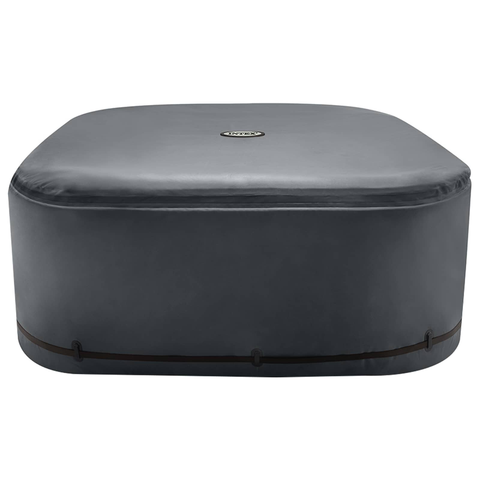 INTEX Spa fedél Sötétszürke 175 x 175 x 72 cm PVC és PU