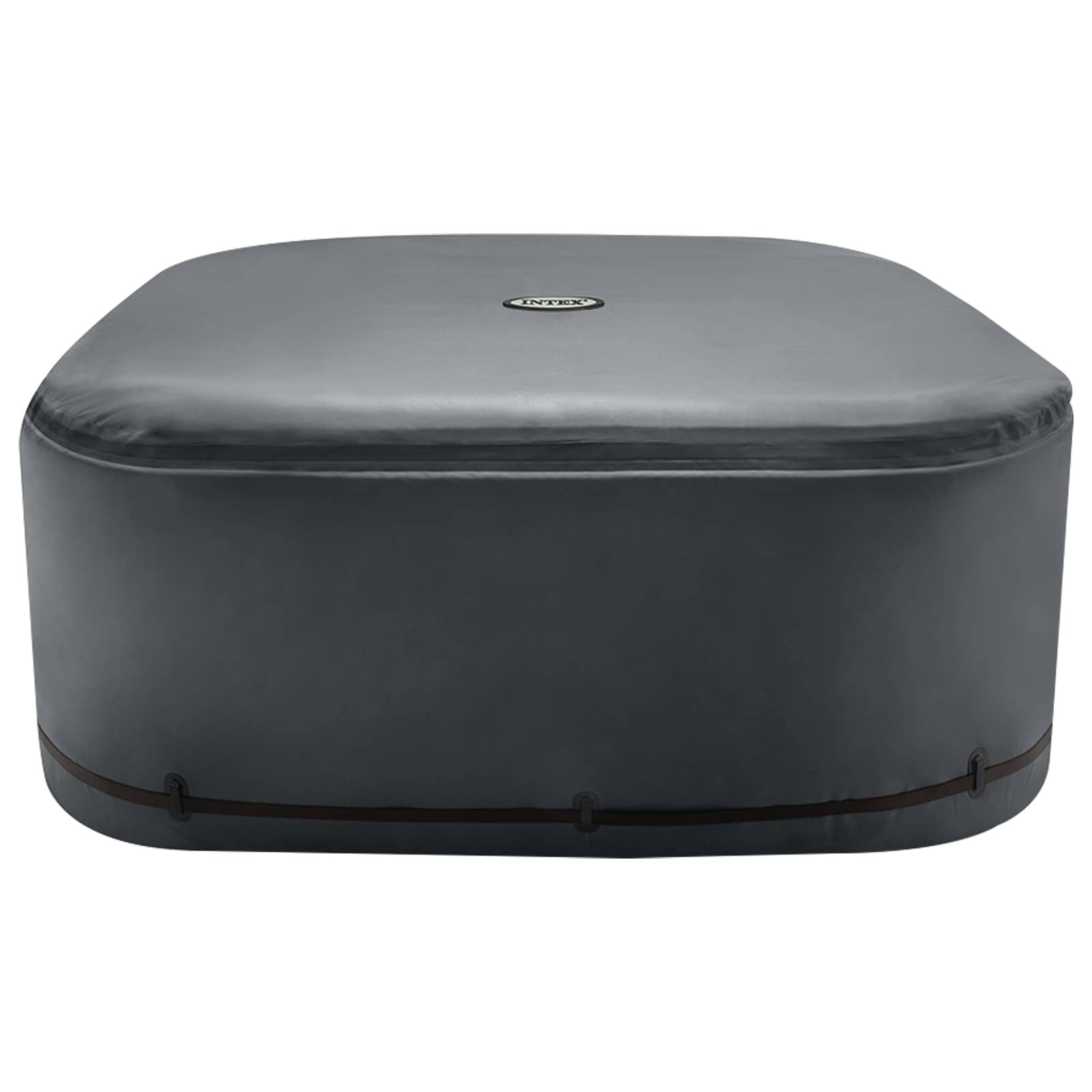 INTEX Spa fedél Sötétszürke 196 x 196 x 72 cm PVC és PU