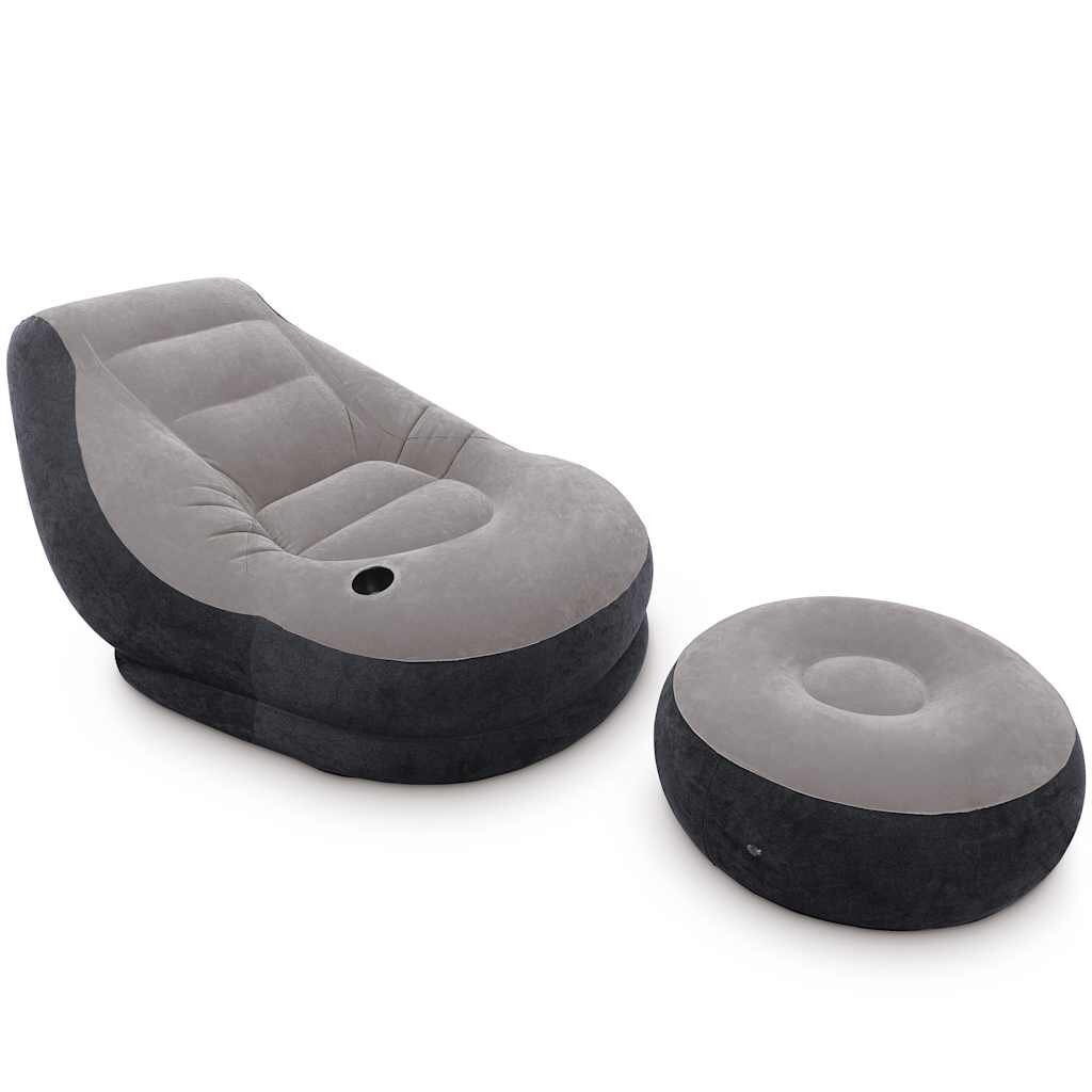 INTEX "Ultra Lounge Relax" 68564NP felfújható szék puffal