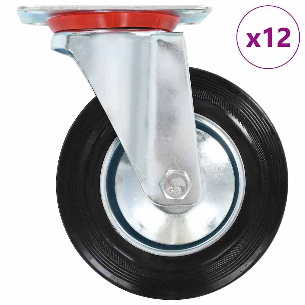 vidaXL 12 darab önbeálló görgő 160 mm