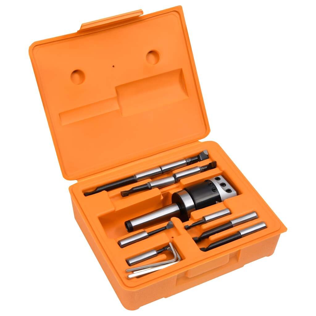 vidaXL 15 darabos fúrókészlet 50 mm-es fúrófejjel F1-12 MT3-M12