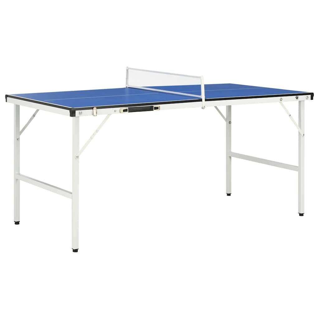 vidaXL 15 méteres kék pingpongasztal hálóval 152 x 76 x 66 cm
