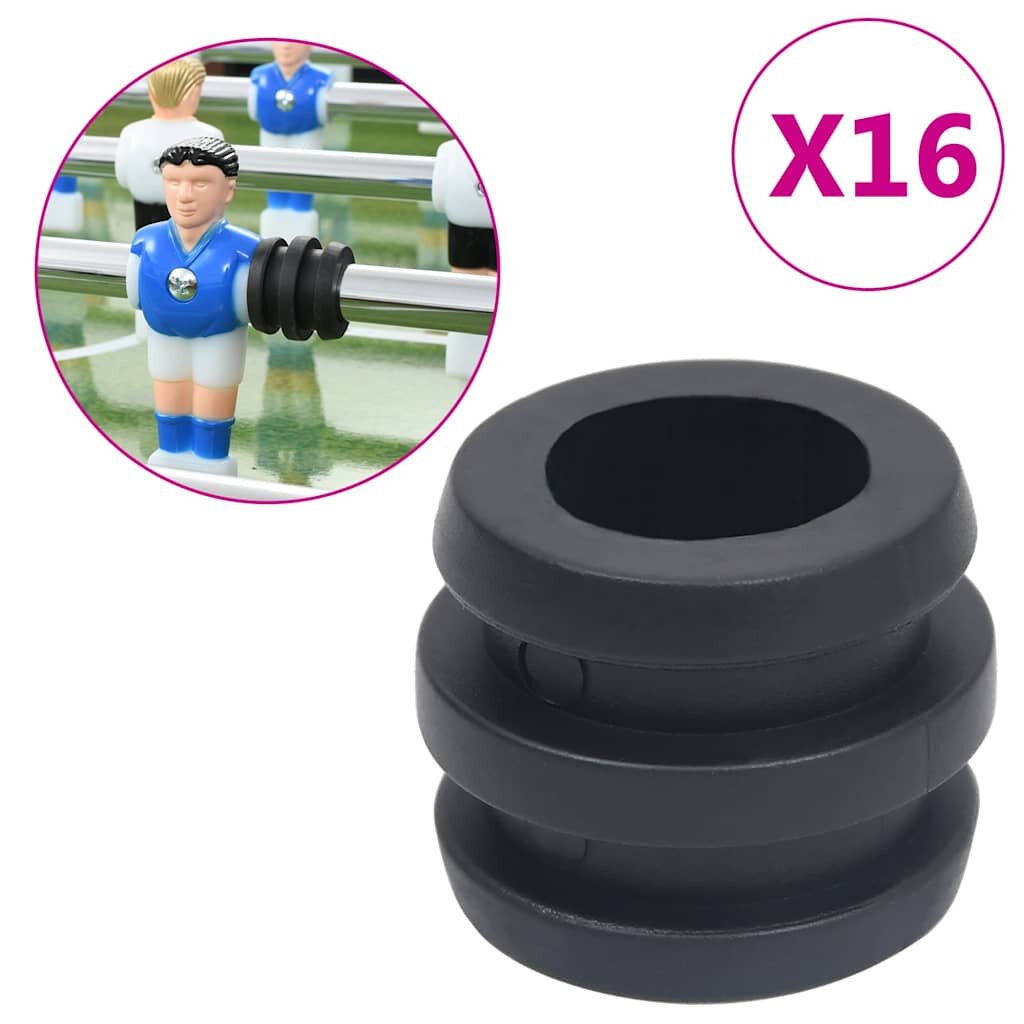 vidaXL 16 db rúdzáró kupak 159/16 mm hosszú rúdhoz