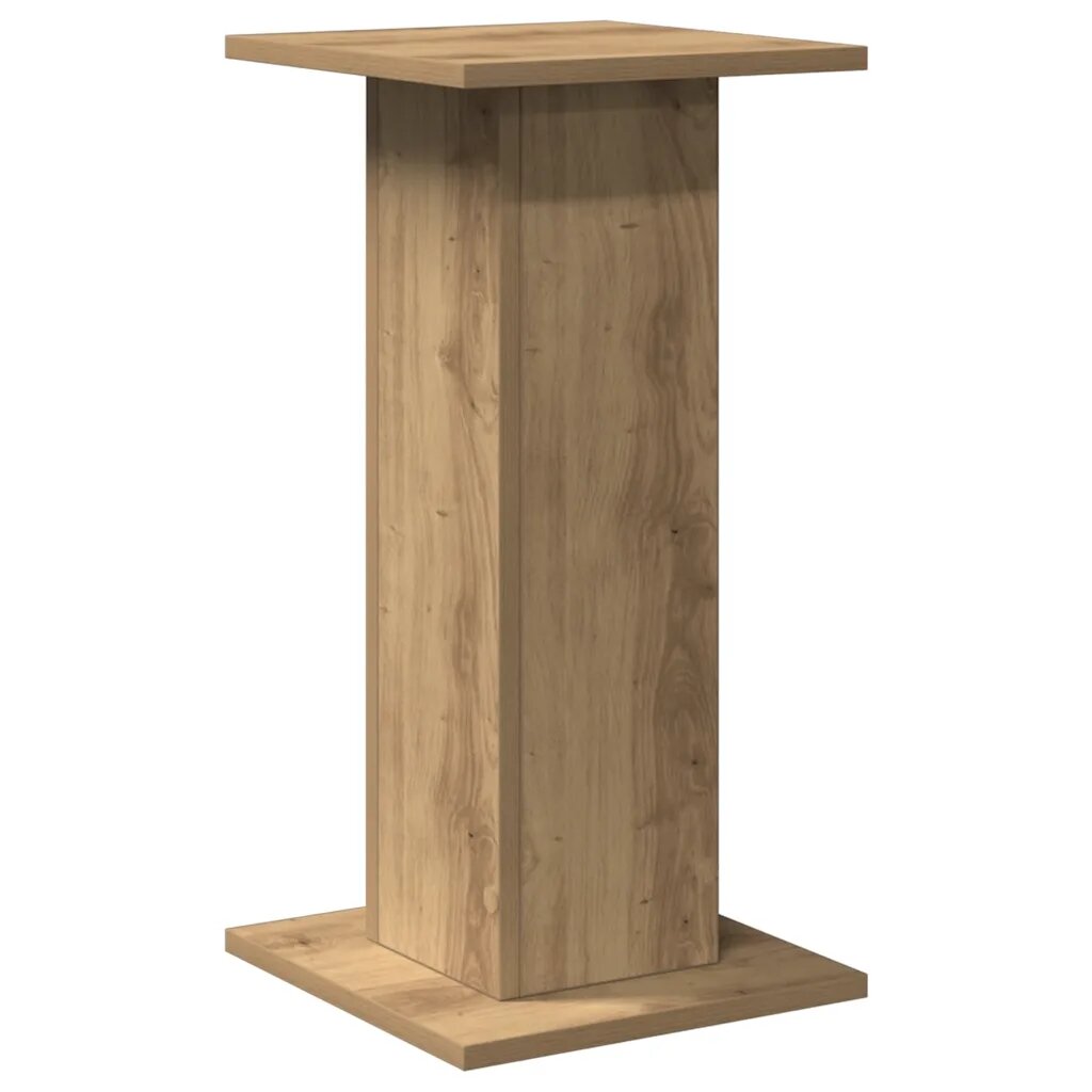 vidaXL 2 db kézműves tölgy színű fa hangszóróállvány 30 x 30 x 60 cm