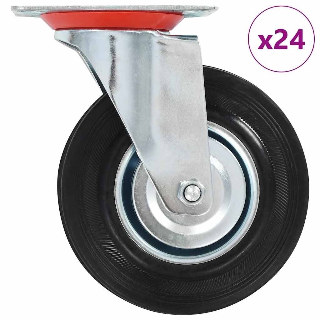 vidaXL 24 darab önbeálló görgő 125 mm