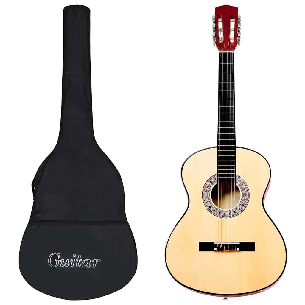 vidaXL 3/4-es klasszikus gitár és tok kezdőknek 36