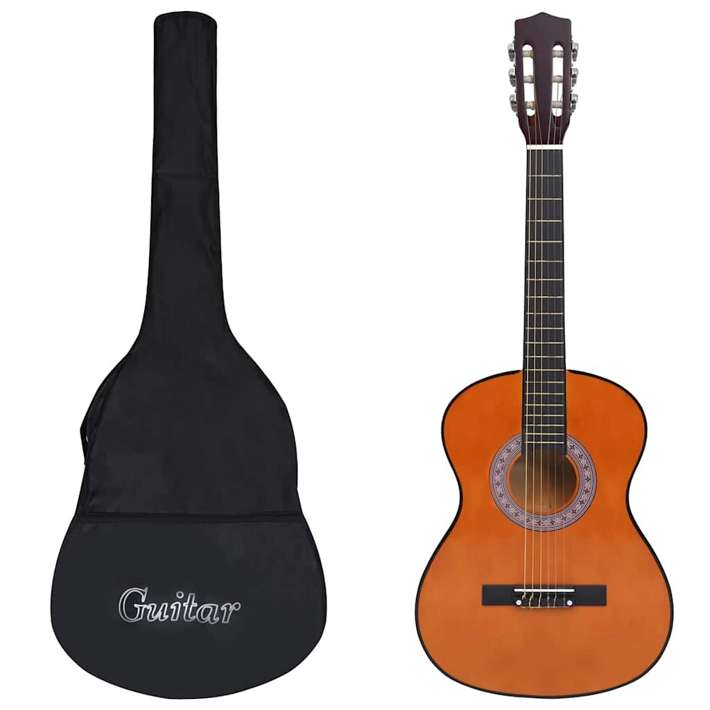vidaXL 3/4-es klasszikus gitár és tok kezdőknek 36