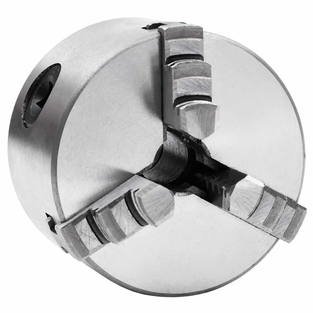vidaXL 3 szorítópofás önközpontosító acél esztergatokmány 80 mm K11 80