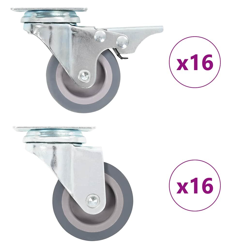 vidaXL 32 darab Ă¶nbeĂˇllĂł gĂ¶rgĹ‘ 50 mm