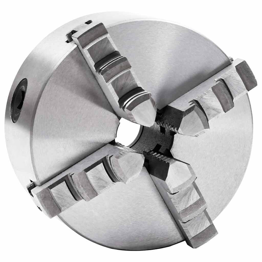 vidaXL 4 szorítópofás önközpontosító acél esztergatokmány 125 mm K12 125