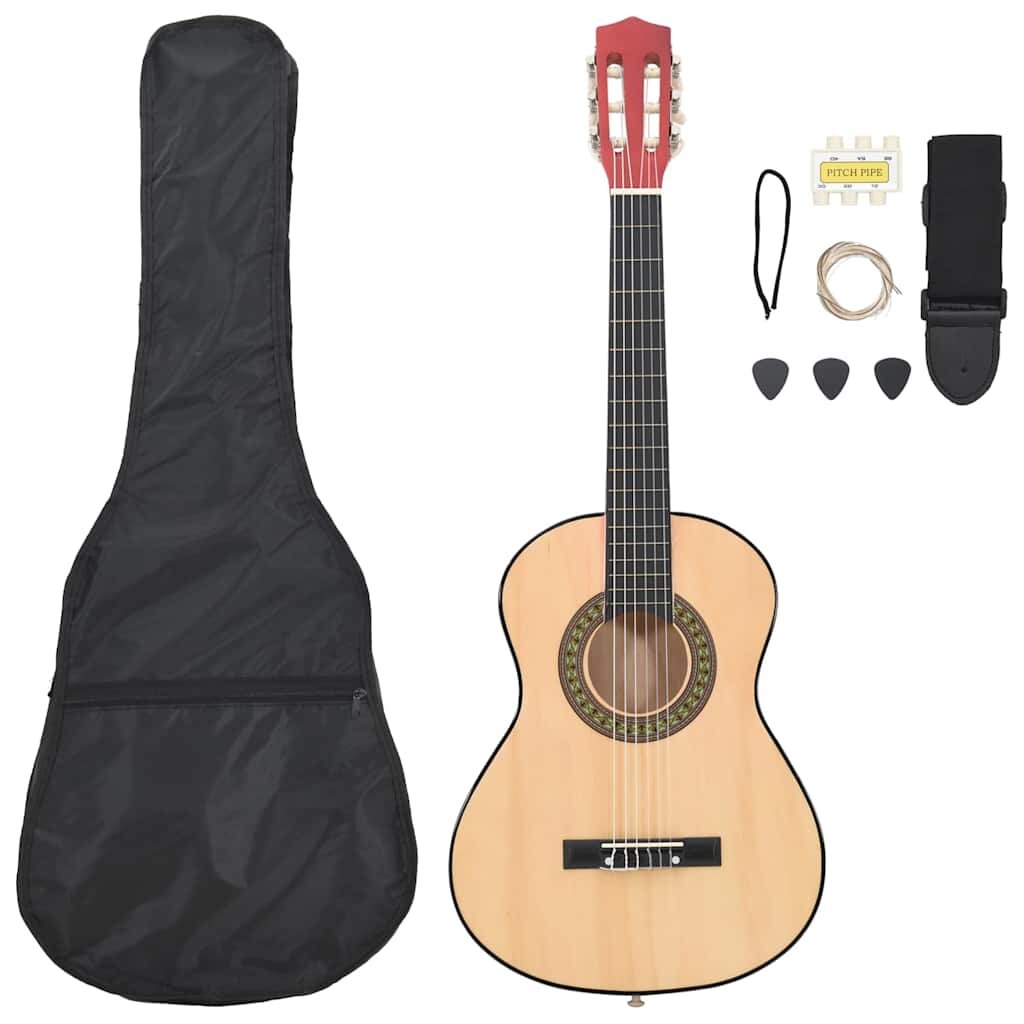 vidaXL 8 darabos klasszikus gitár gyerek kezdőkészlet 1/2 34