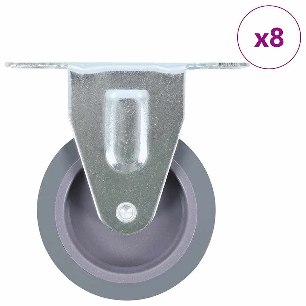 vidaXL 8 db fix görgő 75 mm