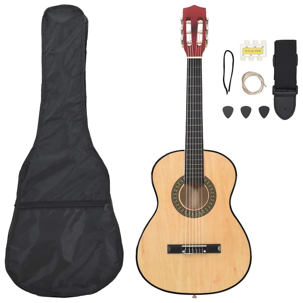 vidaXL 8 részes klasszikus gitárszett kezdőknek 3/4 36