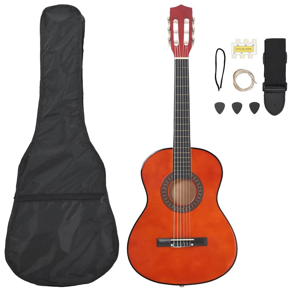 vidaXL 8 részes klasszikus gitárszett kezdőknek 3/4 36