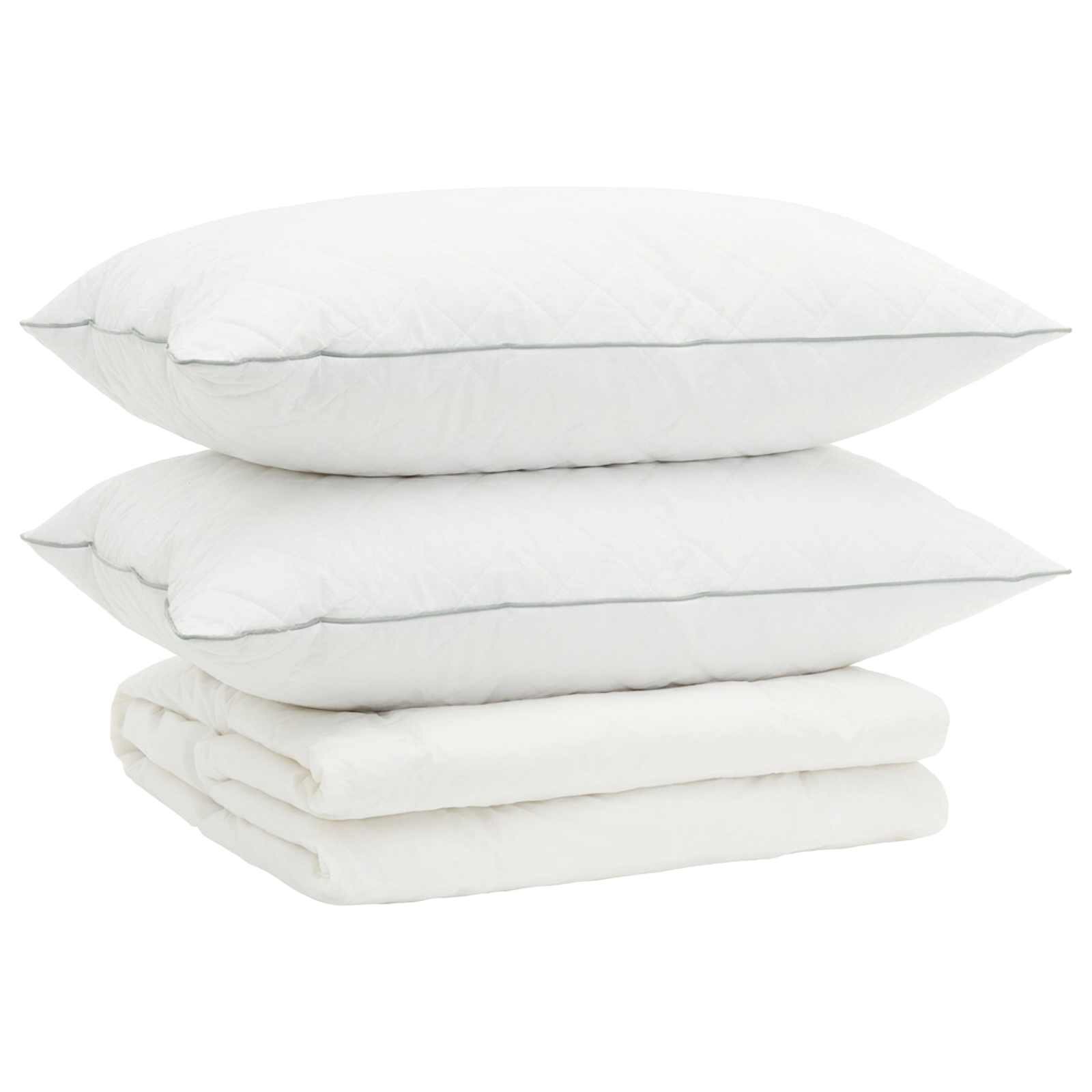 vidaXL 90% lúd toll paplan szett FULDA 3 db 240 x 260 cm Nyári 100 GSM