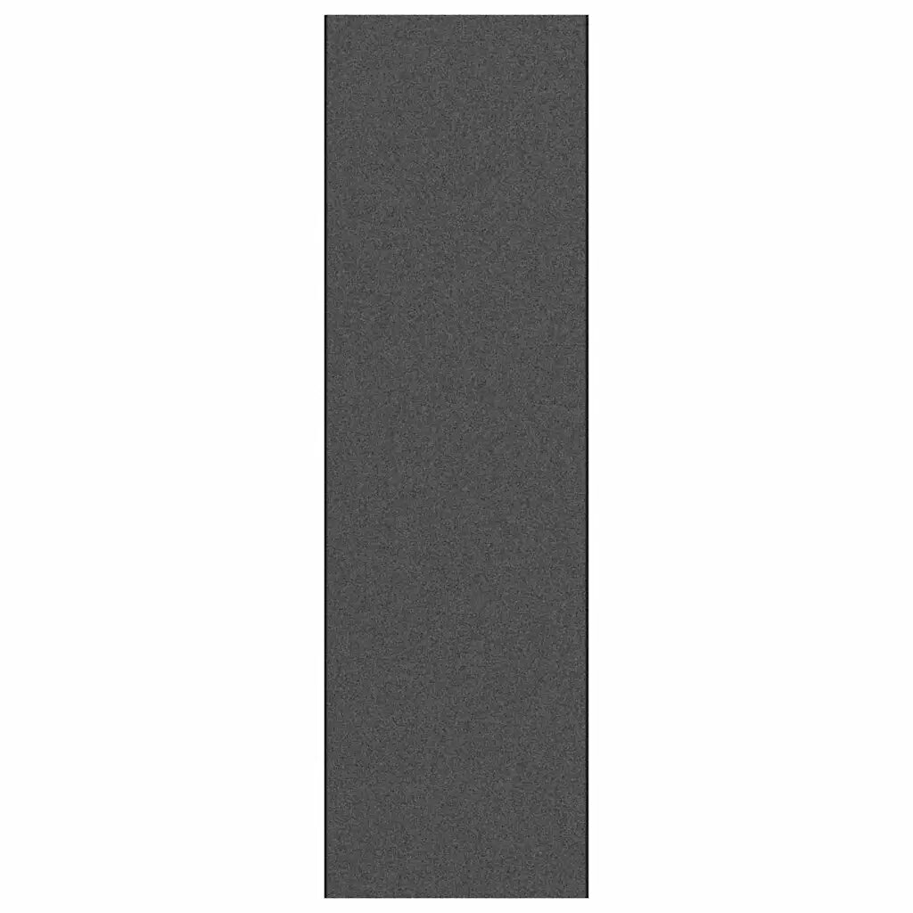 vidaXL Ajtószőnyeg Antracit és fekete 120 x 400 cm 100% Poliamid