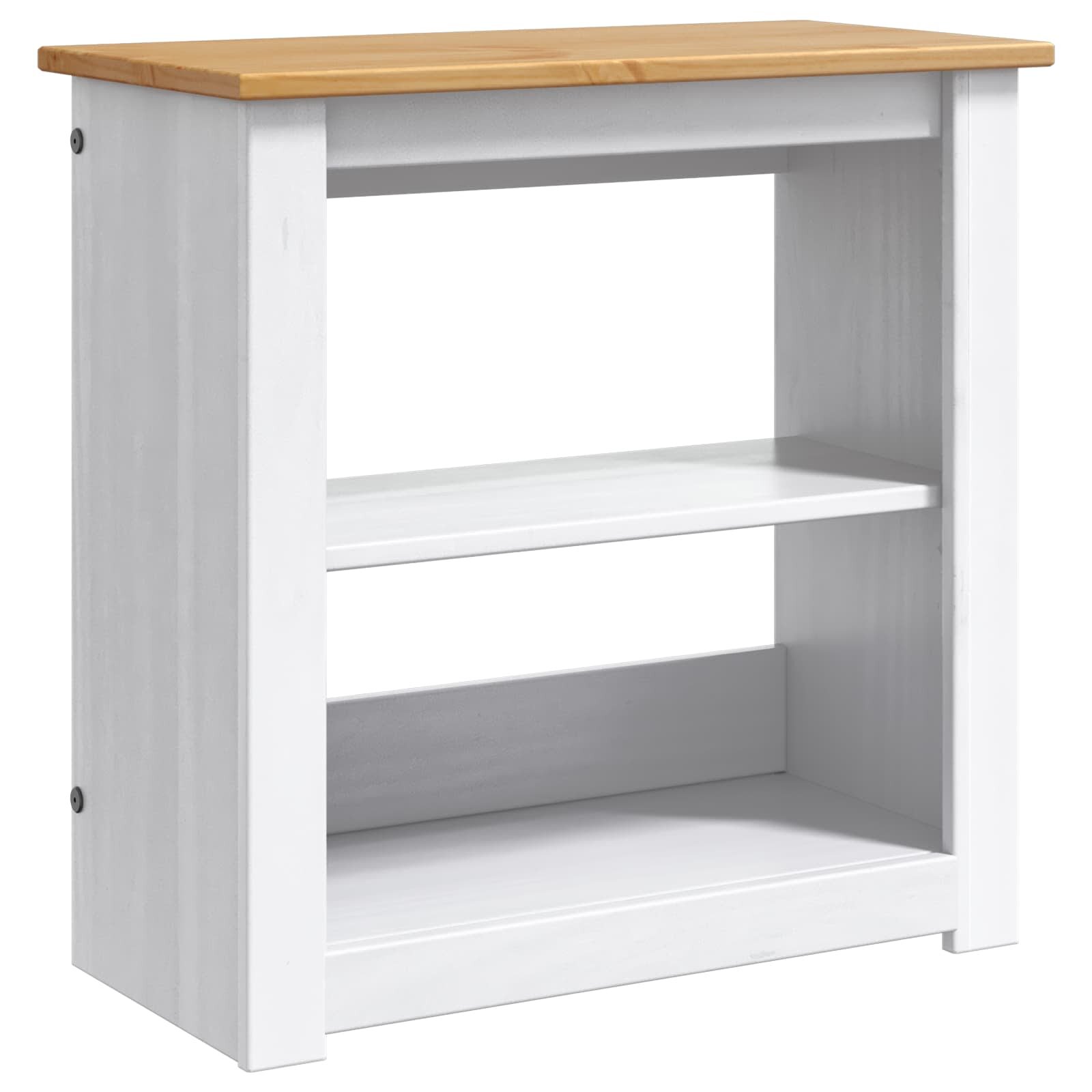 vidaXL Akvárium Állvány PANAMA Fehér és barna 60 x 30 x 60 cm 150 kg