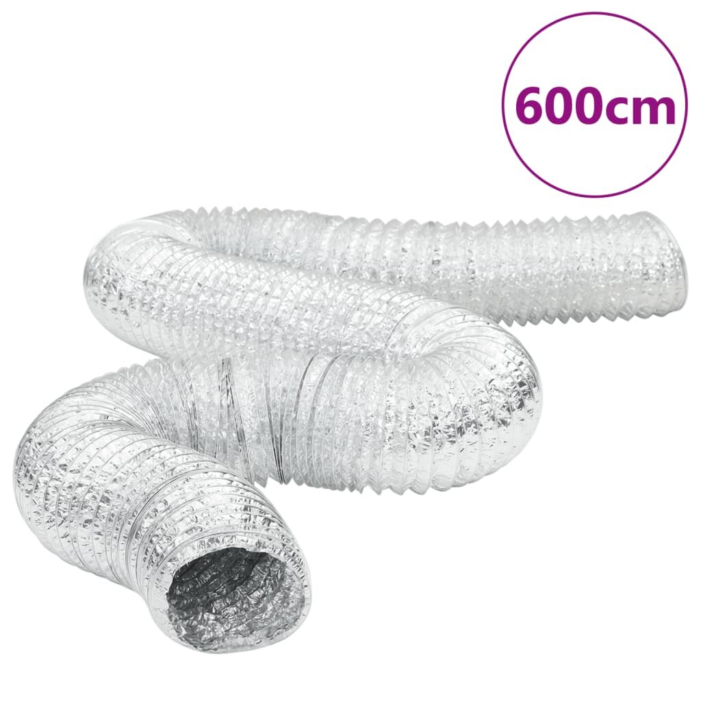 vidaXL alumínium szellőzőcső 6 m Ø125 cm