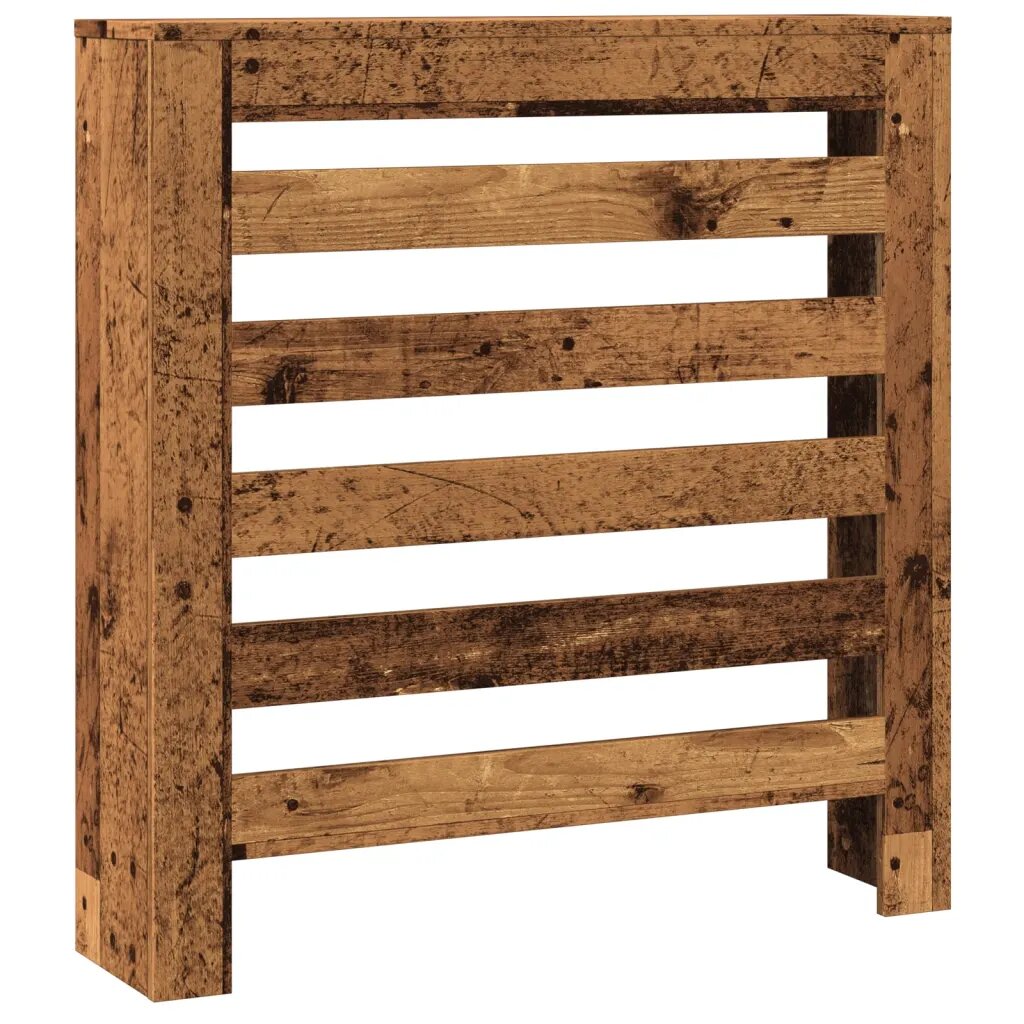 vidaXL antik fa színű szerelt fa radiátorburkolat 78 x 20 x 82 cm