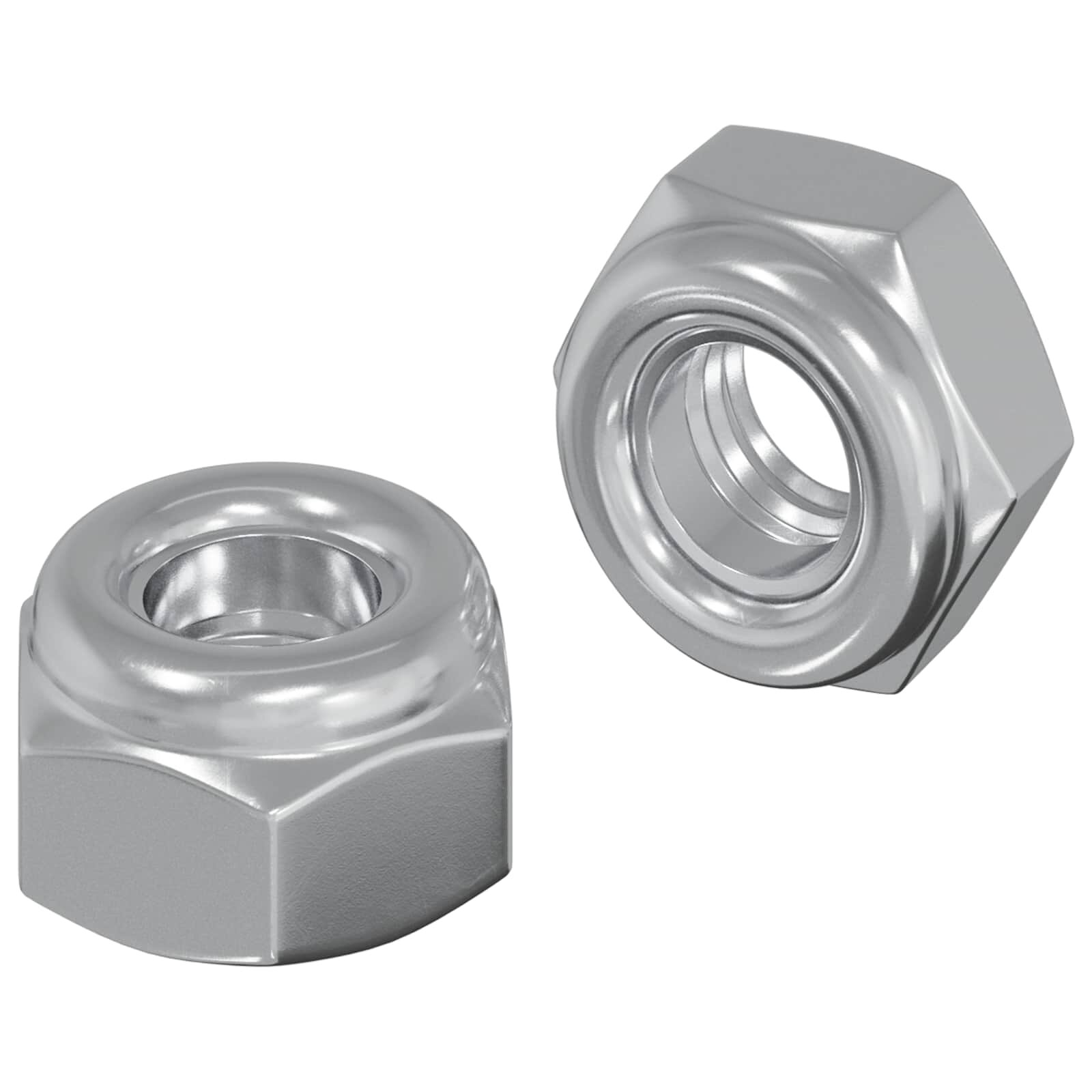 vidaXL Anyából 2 db Ezüst M6 x 10 mm Vas