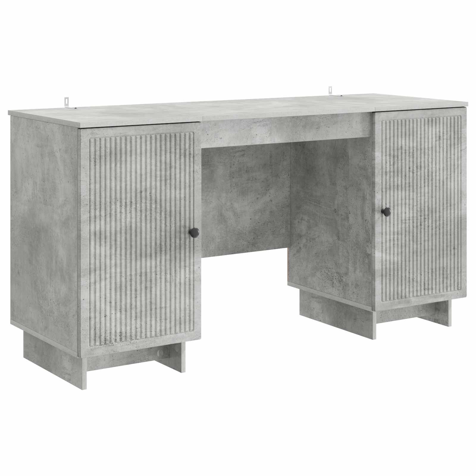 vidaXL Asztal Betonszürke Szerelt Fa 1425 x 50 x 75 cm