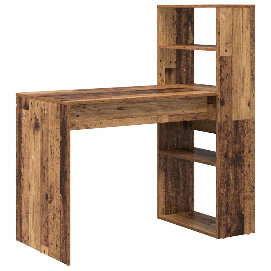 vidaXL Asztal Öreg fa Szerelt Fa 113 x 54 x 120 cm