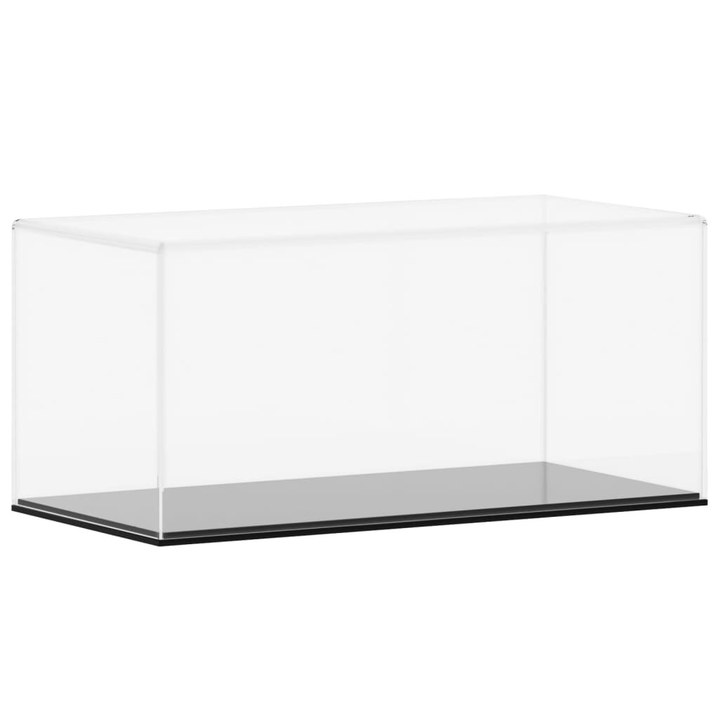 vidaXL átlátszó akril bemutatódoboz 30x15x14 cm
