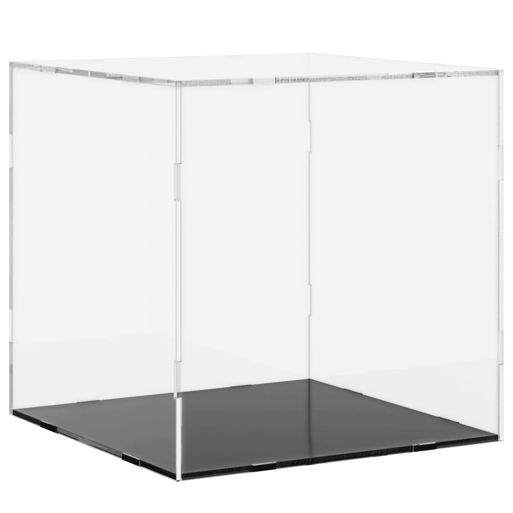vidaXL átlátszó akril kiállító doboz 30 x 30 x 30 cm