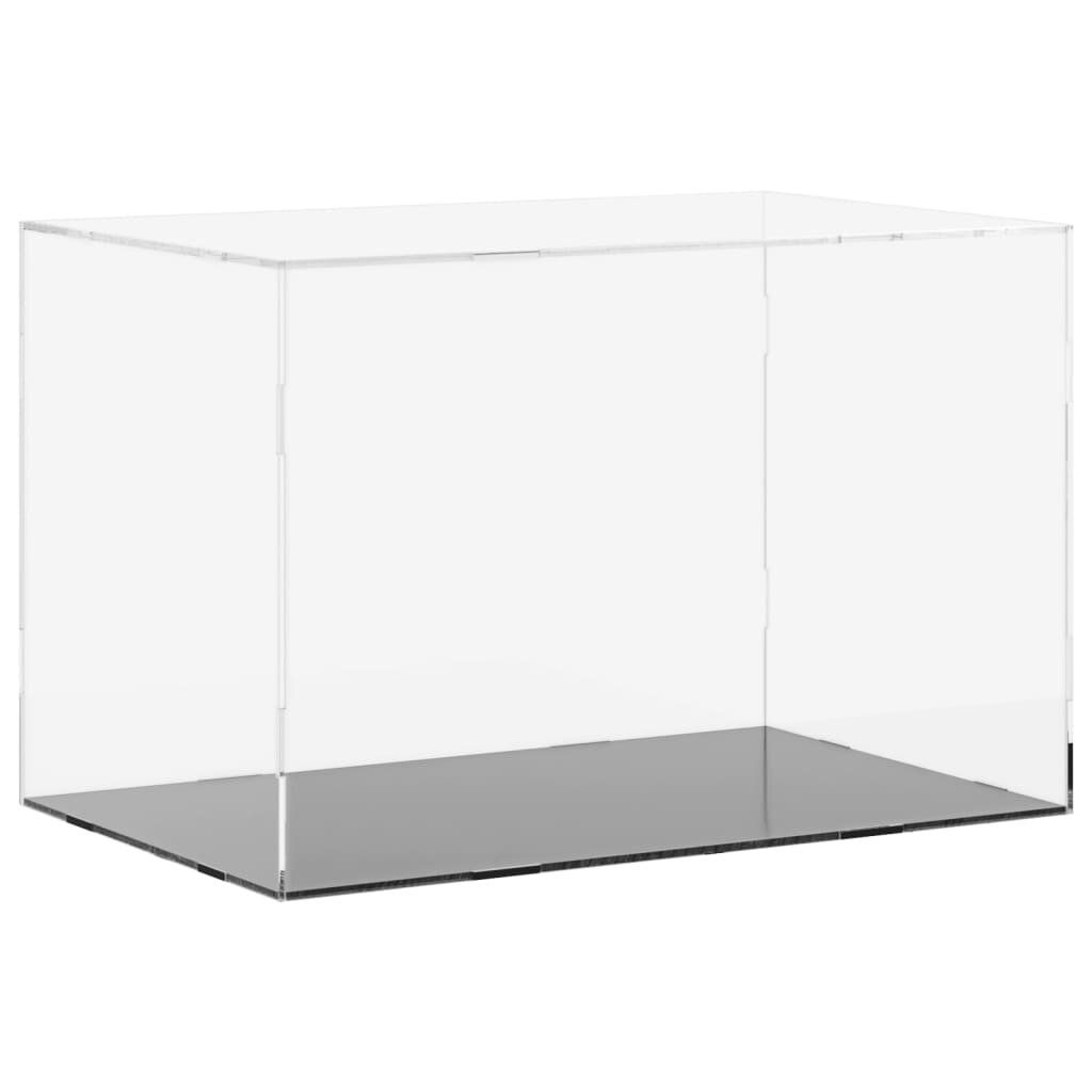 vidaXL átlátszó akril kiállító doboz 56 x 36 x 37 cm