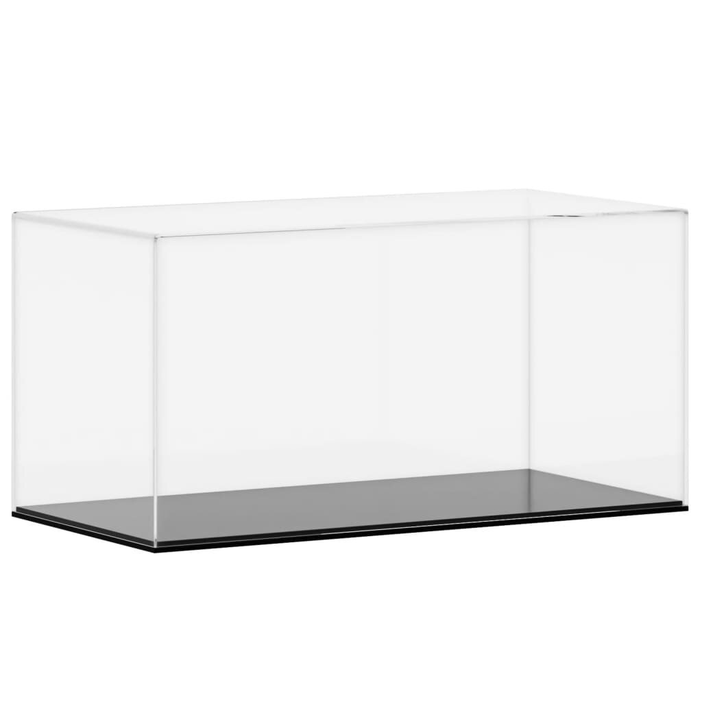 vidaXL ĂˇtlĂˇtszĂł akril bemutatĂłdoboz 24x12x11 cm