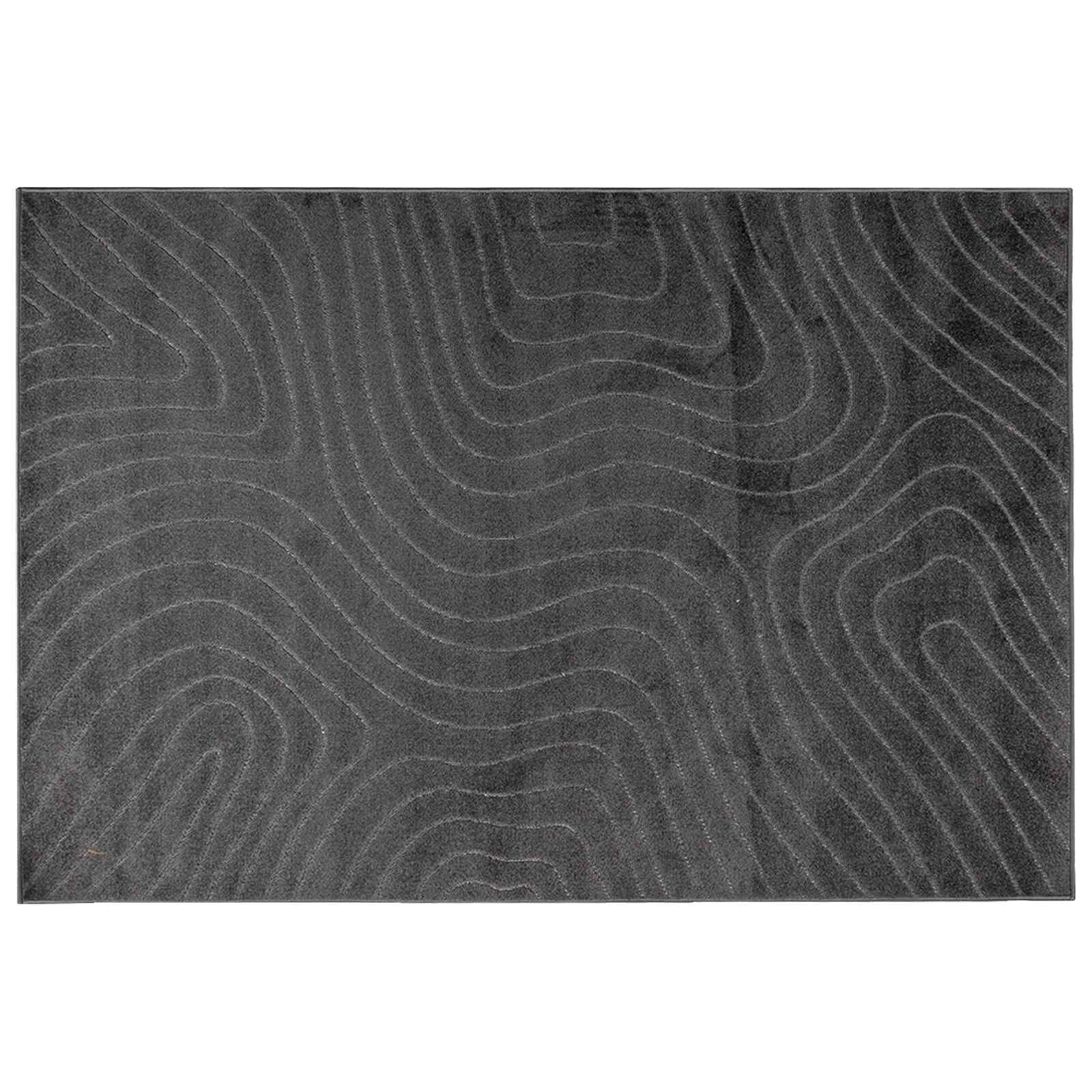 vidaXL Beltéri és kültéri szőnyeg PALMERAS Antracit 140 x 200 cm