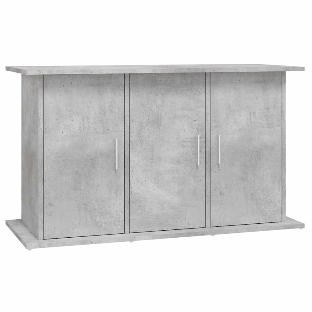 vidaXL betonszürke akváriumállvány 101 x 41 x 58 cm rétegelt fából
