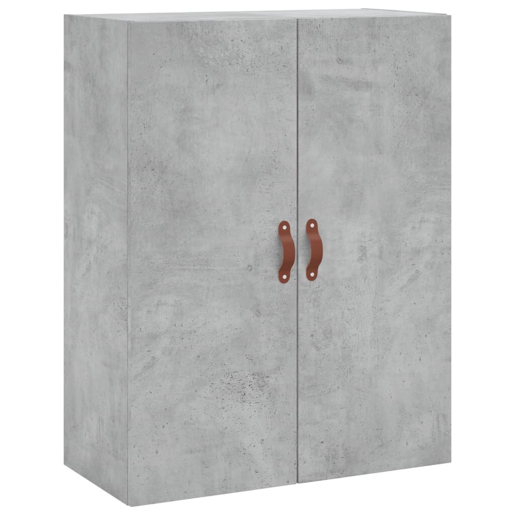 vidaXL betonszürke fali szekrény 695x34x90 cm