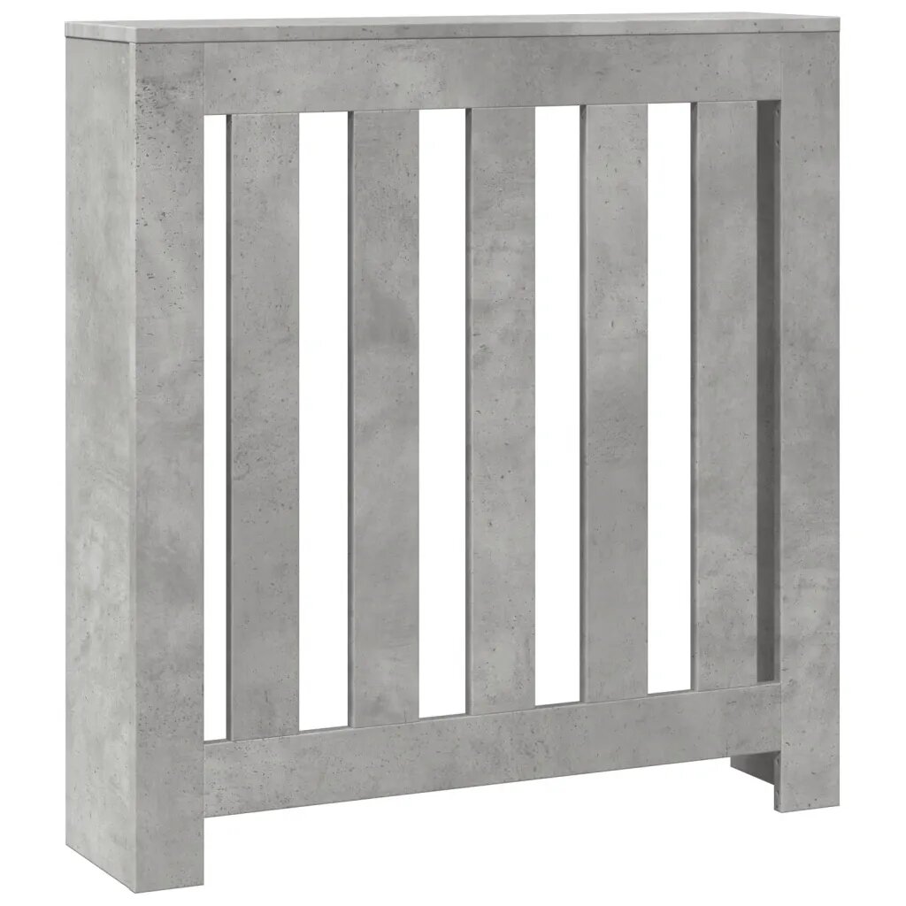 vidaXL betonszürke szerelt fa radiátorburkolat 78 x 20 x 82 cm