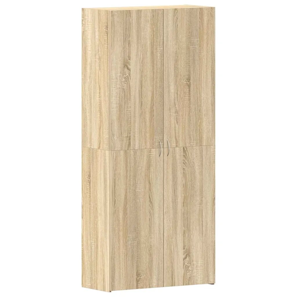 vidaXL Cipőszekrény 80 x 35.5 x 180 cm Szerelt Fa Barna