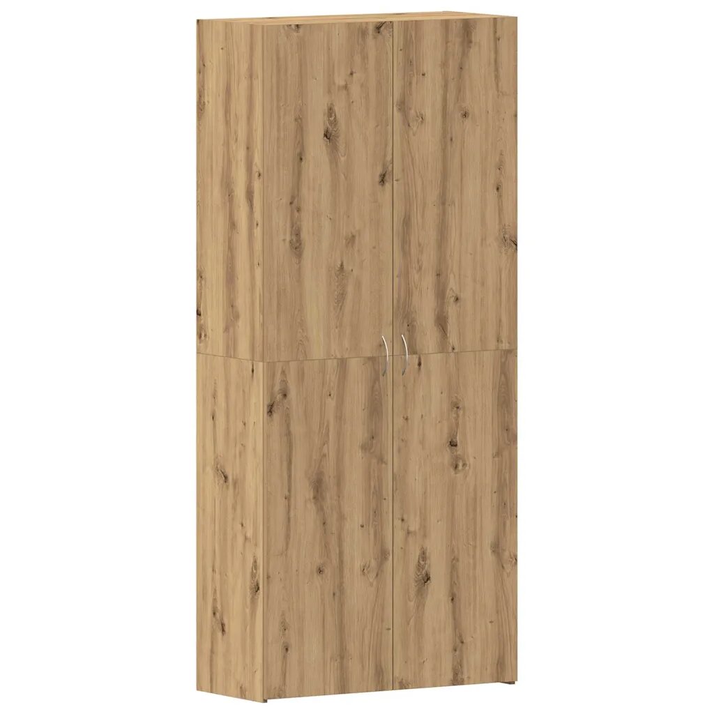 vidaXL Cipőszekrény 80 x 35.5 x 180 cm Szerelt Fa Barna