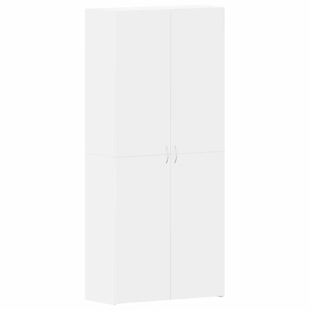 vidaXL Cipőszekrény 80 x 35.5 x 180 cm Szerelt Fa Fehér