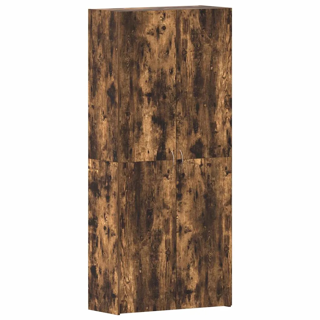 vidaXL Cipőszekrény 80 x 35.5 x 180 cm Szerelt Fa Sokszínű