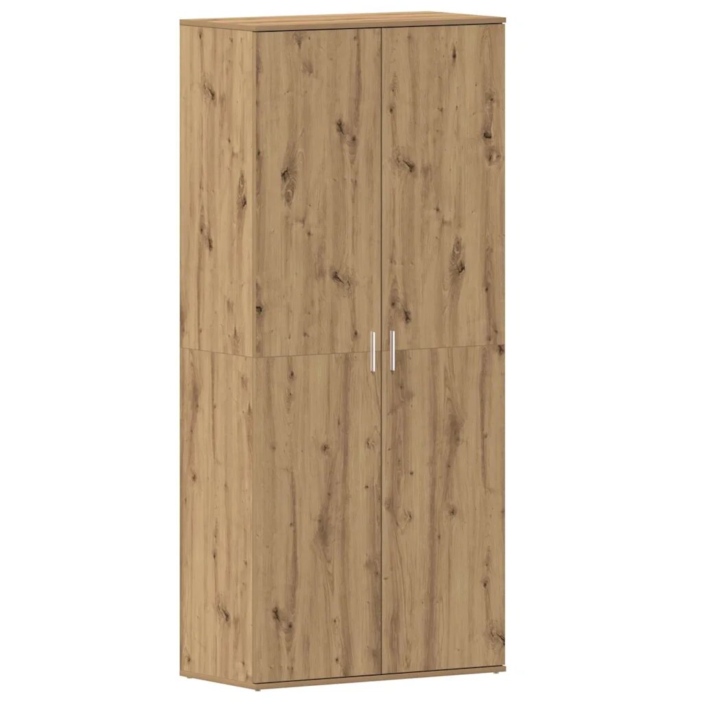 vidaXL Cipőszekrény 80 x 39 x 178 cm Szerelt Fa Artisan tölgy