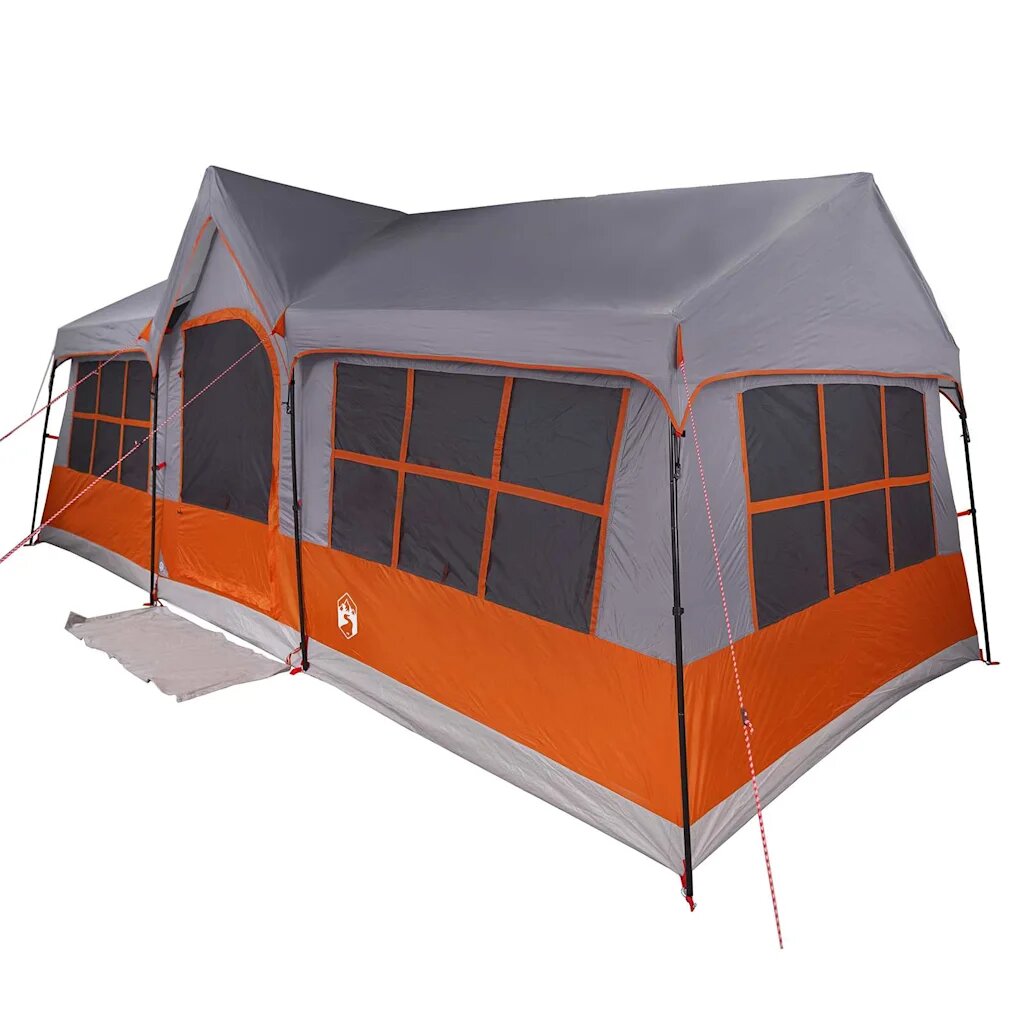 vidaXL Családi Sátor 622 x 295 x 238 cm Poliészter és acél