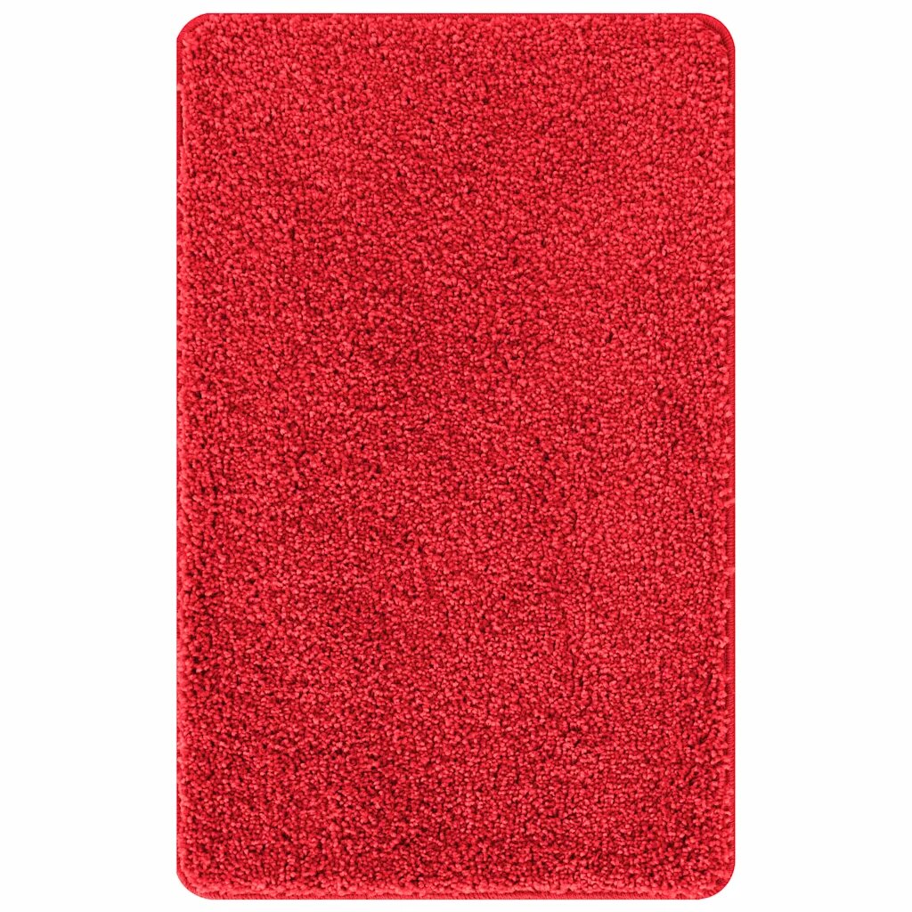 vidaXL Csúszásmentes Fürdőszőnyeg Piros 60 x 90 cm PP