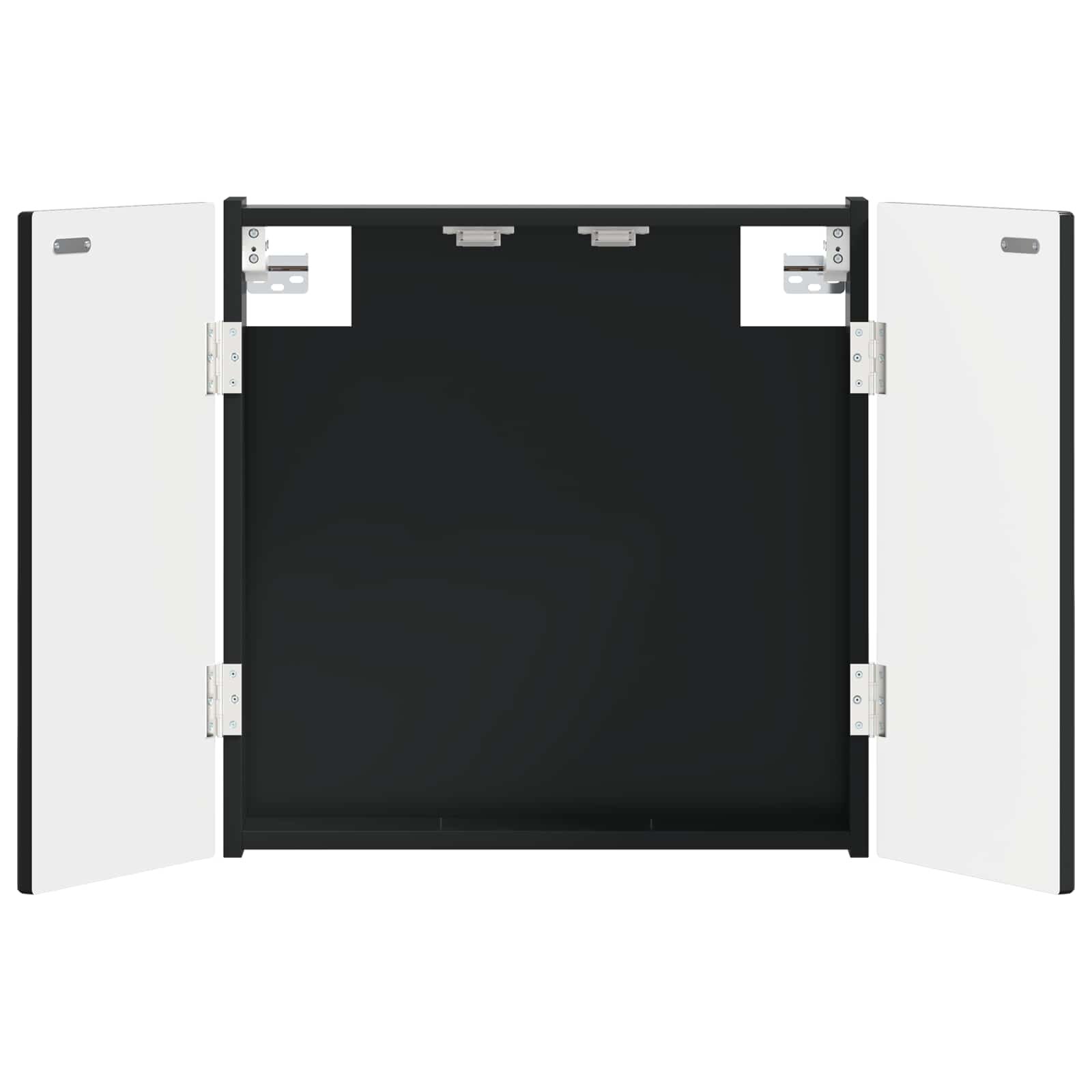 vidaXL Darts szekrény ARNHEM Fekete 525 x 105 x 535 cm Szerelt Fa
