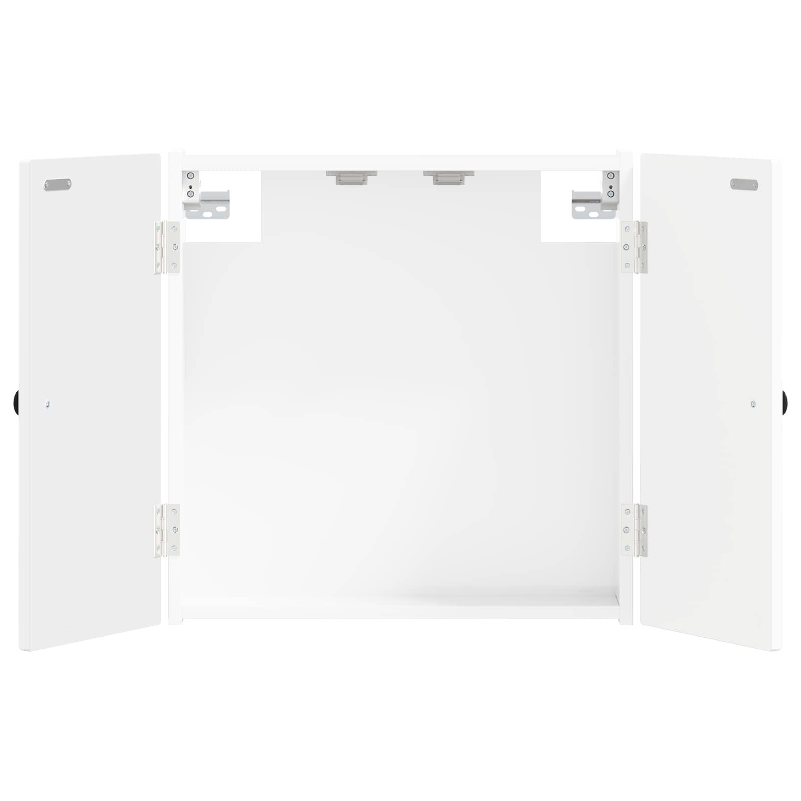 vidaXL Darts szekrény BREDA Magasfényű Fehér 525 x 105 x 535 cm