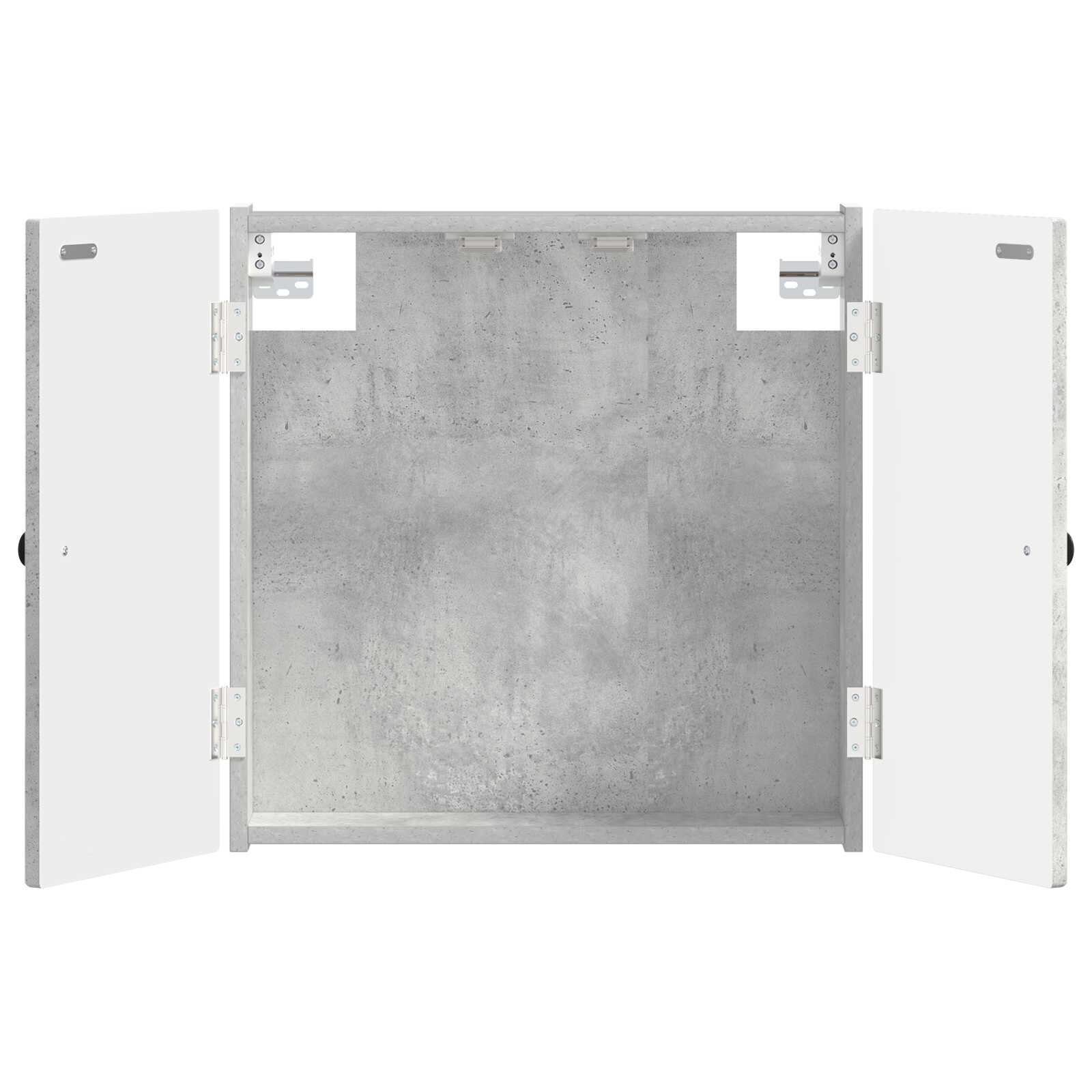 vidaXL Darts szekrény EDE Betonszürke 525 x 105 x 535 cm Szerelt Fa