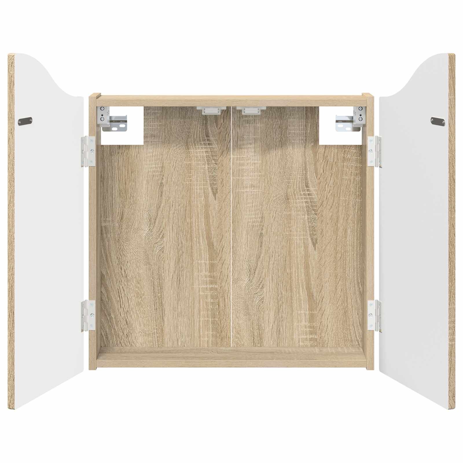 vidaXL Darts szekrény Sonoma Tölgy 56 x 12 x 63 cm Szerelt Fa