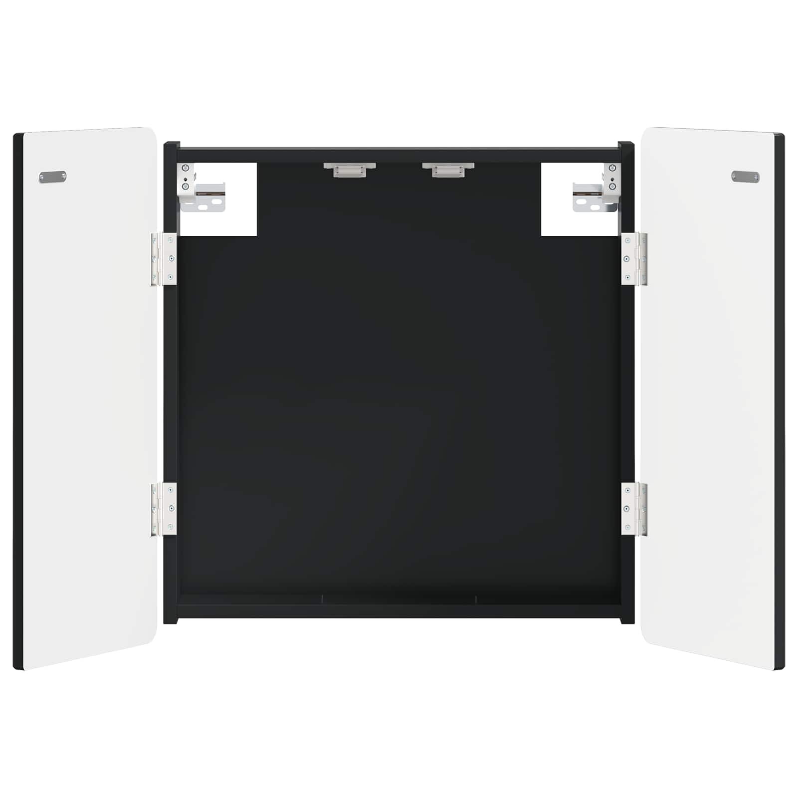 vidaXL Darts szekrény ZWOLLE Fekete 525 x 105 x 575 cm Szerelt Fa